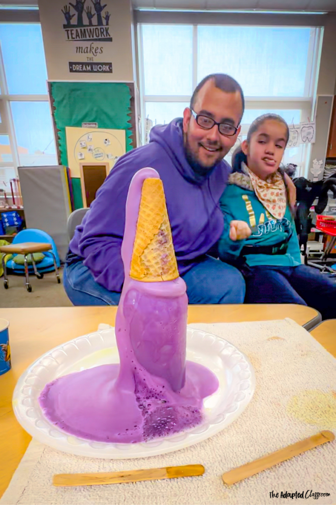 ice cream experiment adapted science