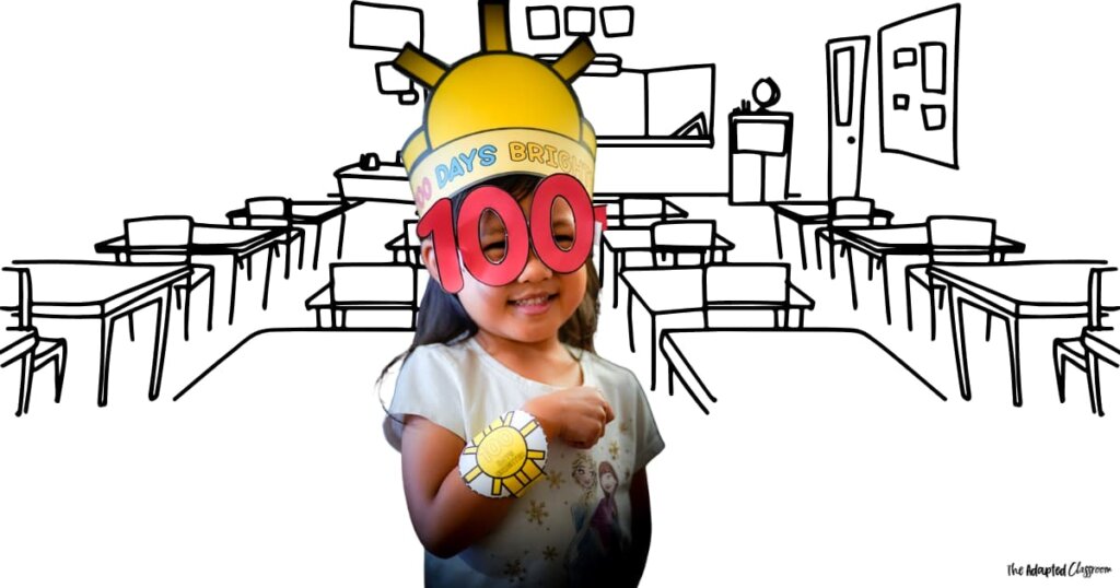 100th day of school craft special education