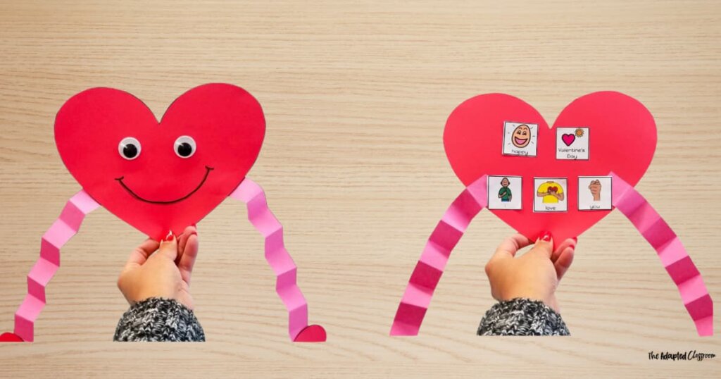 valentine craft for severe special education